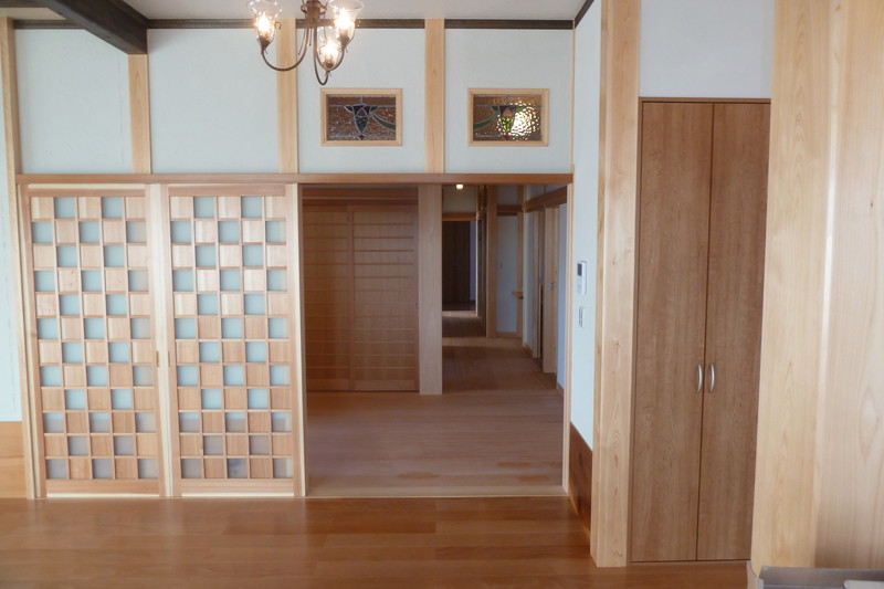 旅館みたいなリビング ホール S 株式会社フジミノ建設